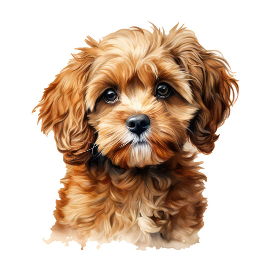 Cute Cavapoos Fabric Panel 62