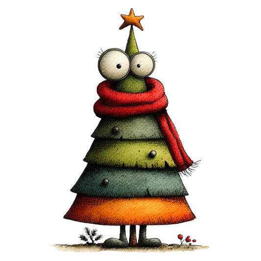 1st Whimsical Christmas Fabric Panel 145