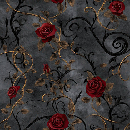 Gothic Fairytale Pattern 23 Minky Fabric