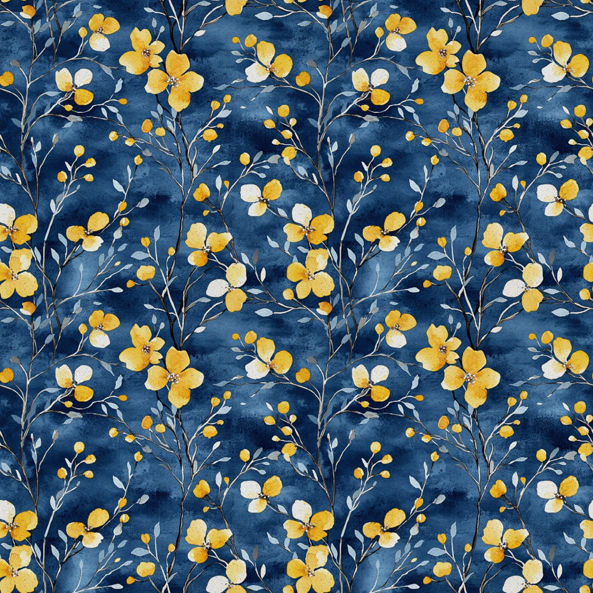 Songbird Branches Pattern 1 Minky Fabric