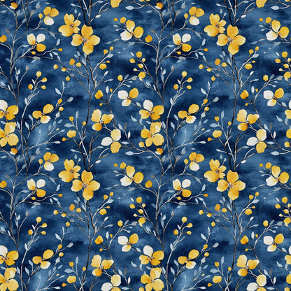 Songbird Branches Pattern 1 Minky Fabric