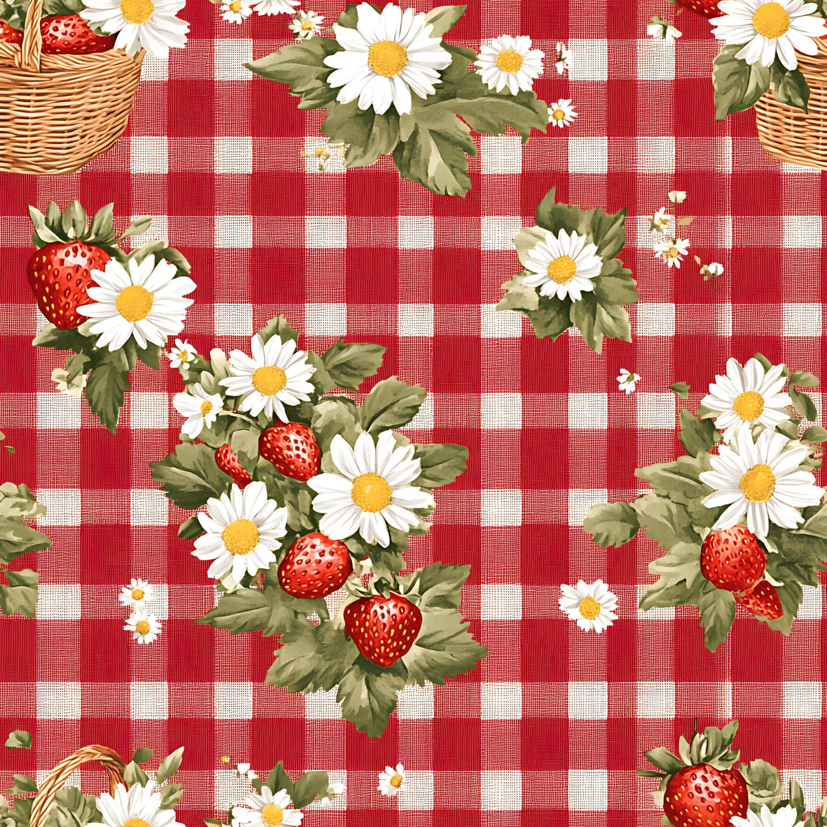 Berry Basket Charm Pattern 8 Minky Fabric