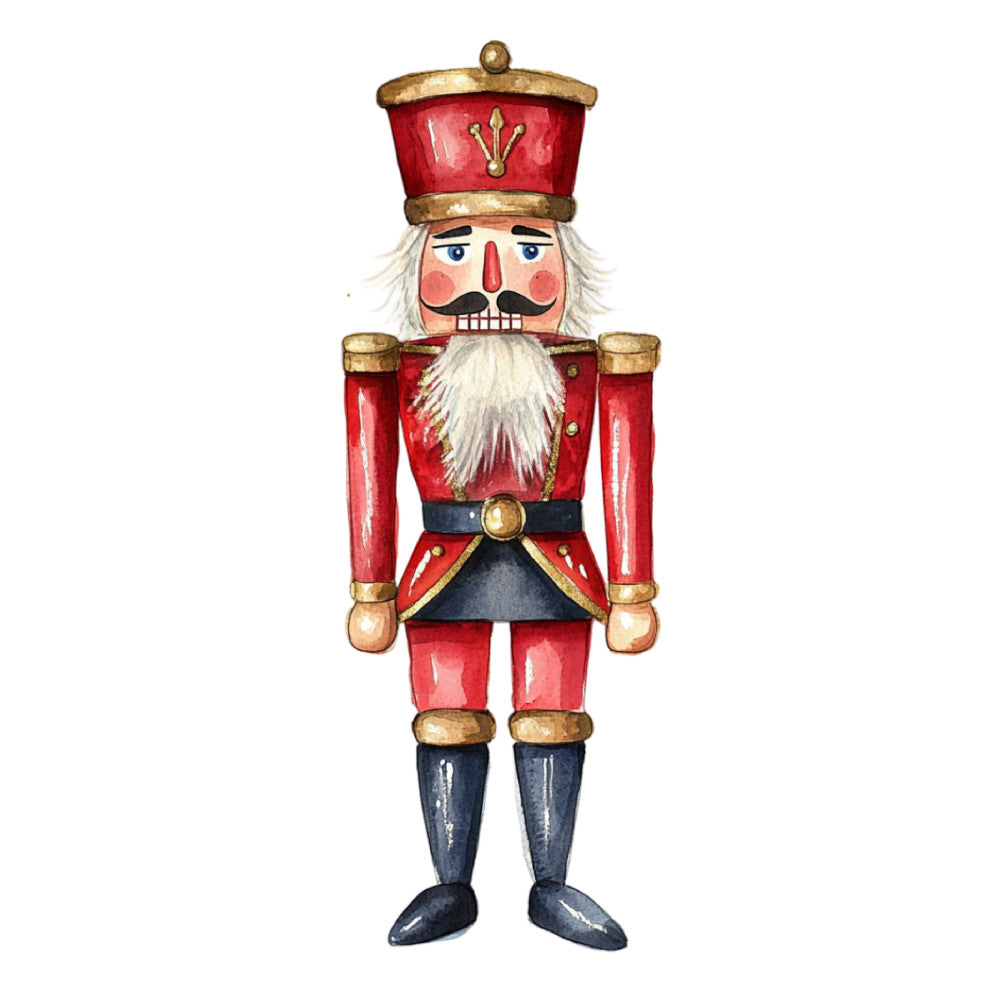 Classic Christmas Nutcrackers Fabric Panel 8