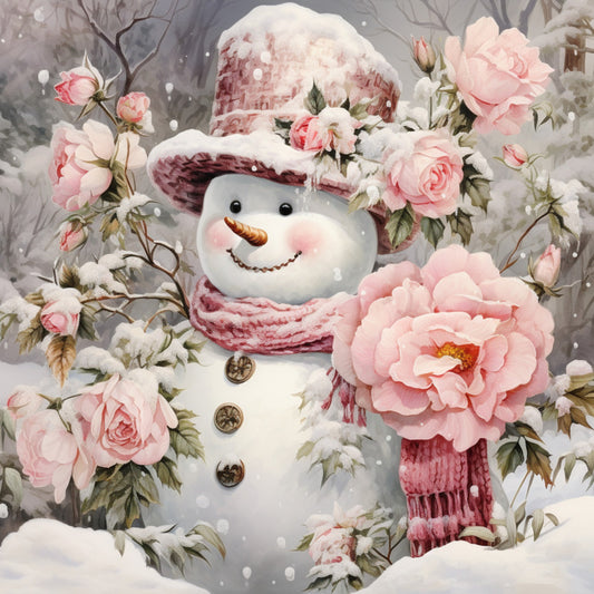 Classic Snowman Fabric Panel 21