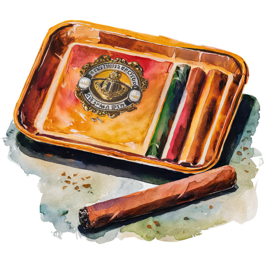 Watercolor Casino Fabric Panel 54