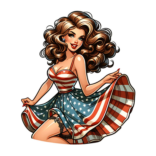 Vintage American Girl Fabric Panel 7