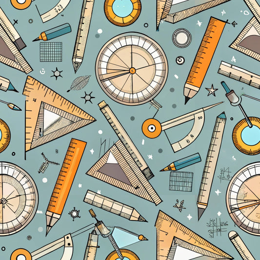 Back to School Pattern 25 Quilting Cotton Fabric