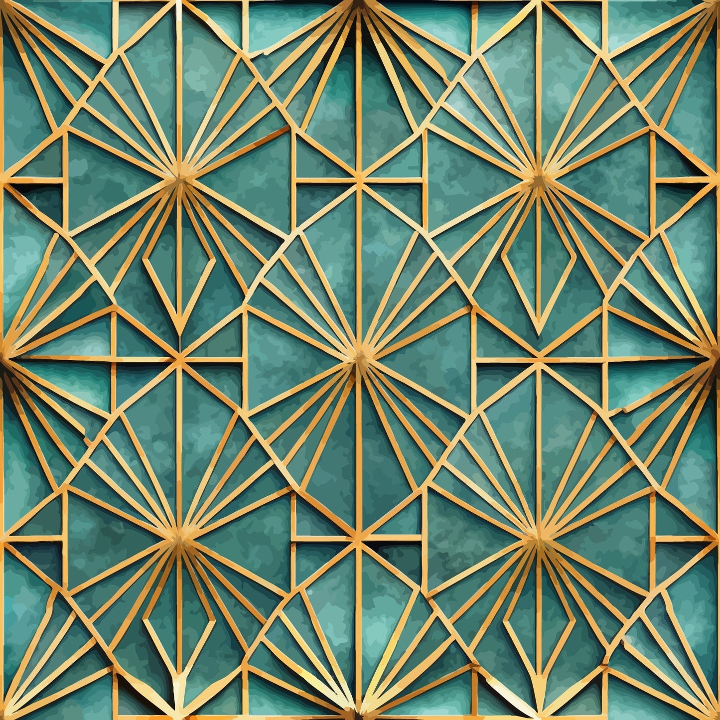 Art Deco Pattern 24 Quilting Cotton Fabric