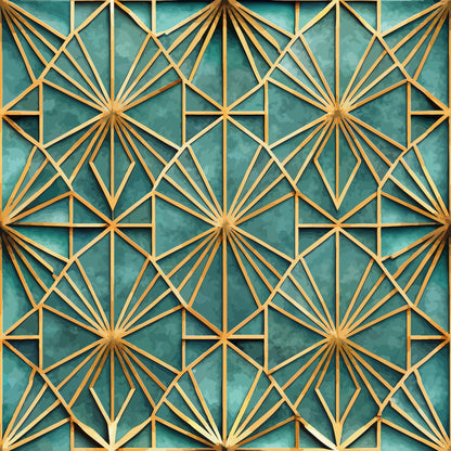 Art Deco Pattern 24 Quilting Cotton Fabric