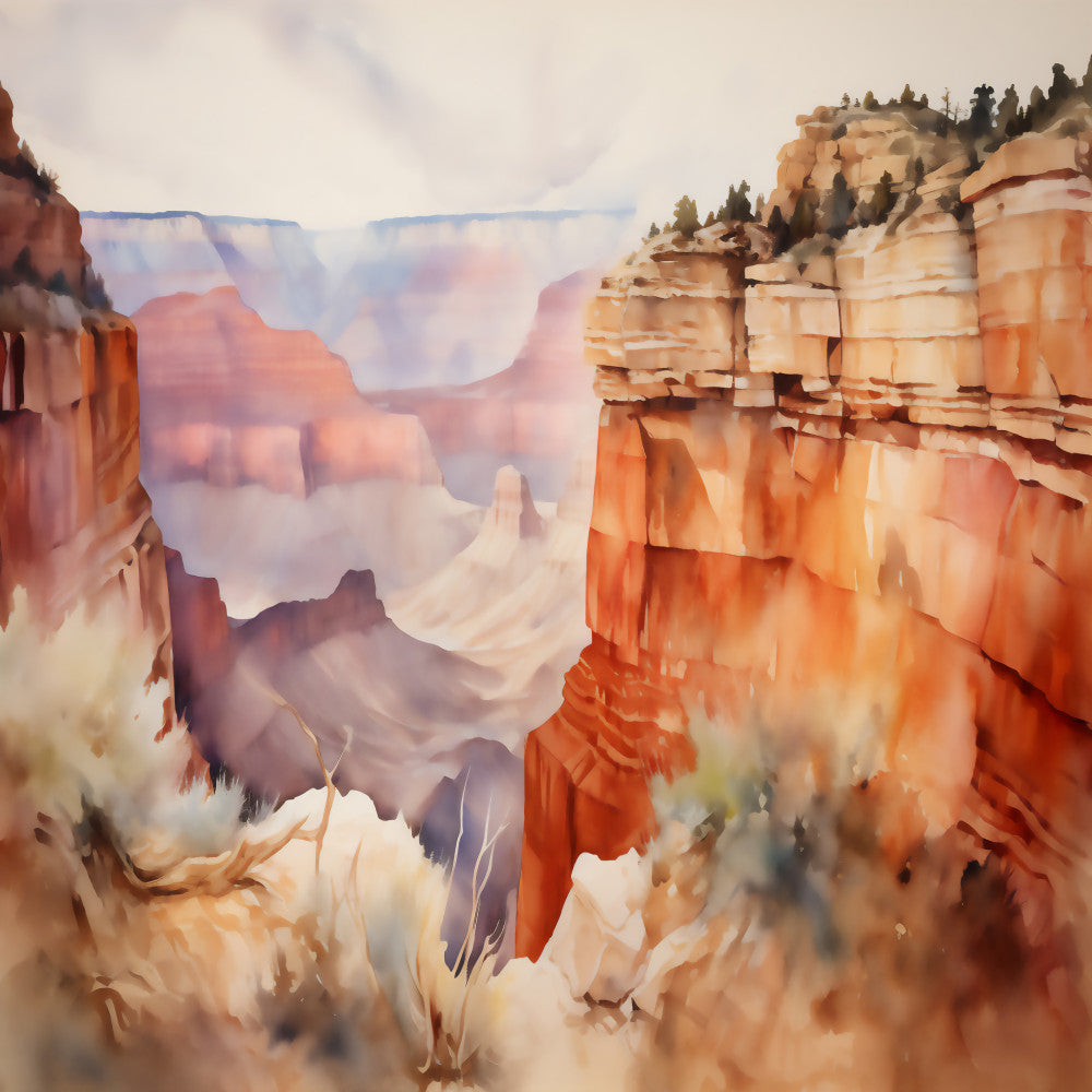 Grand Canyon Landscape Fabric Panel 11