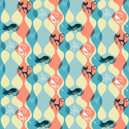Mod Whiskers Pattern 8 Minky Fabric