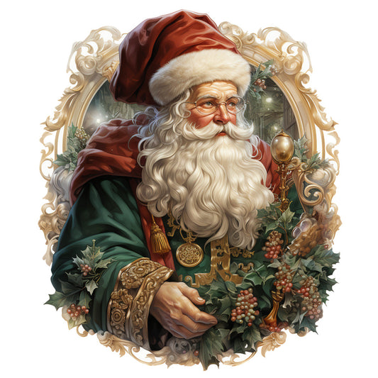 Elegant Christmas Fabric Panel 9