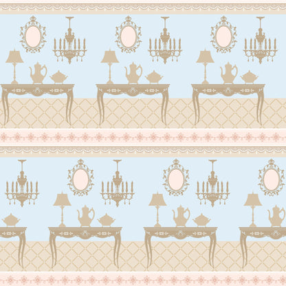 Rose Cameo Parlor Pattern 10 Minky Fabric