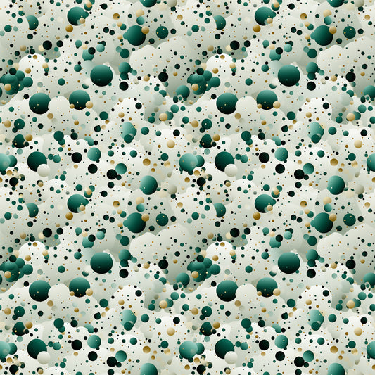 Green Confetti Pattern 1 Quilting Cotton Fabric