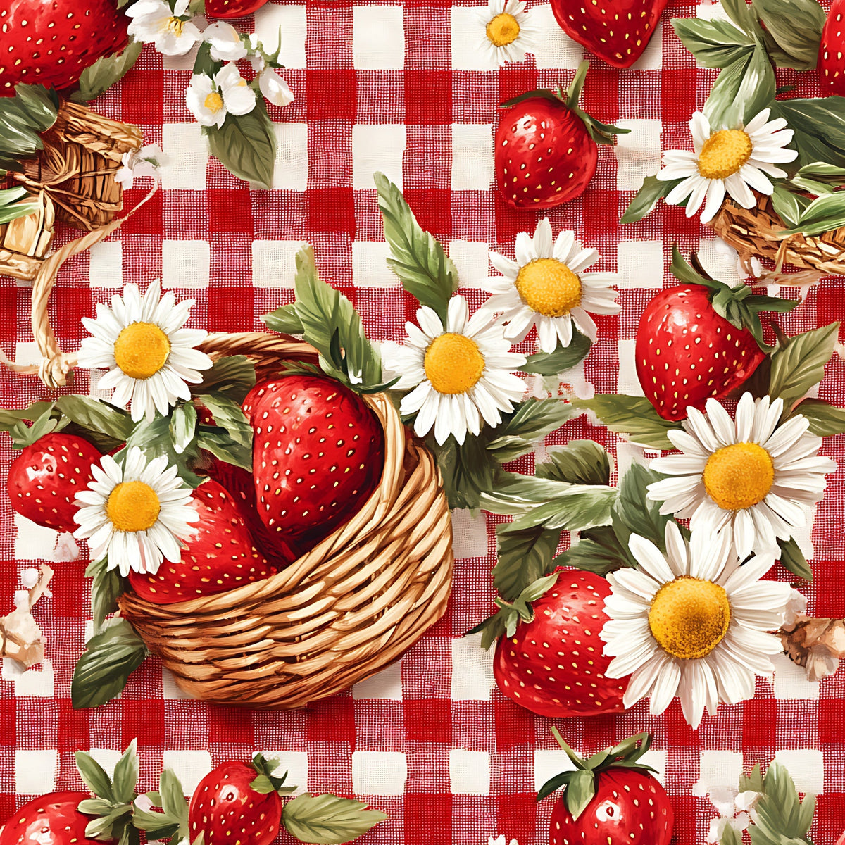 Berry Basket Charm Pattern 16 Minky Fabric