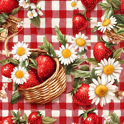 Berry Basket Charm Pattern 16 Minky Fabric
