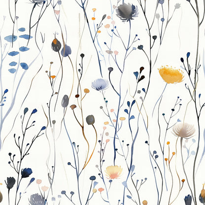 Whispering Stems Pattern 4 Minky Fabric