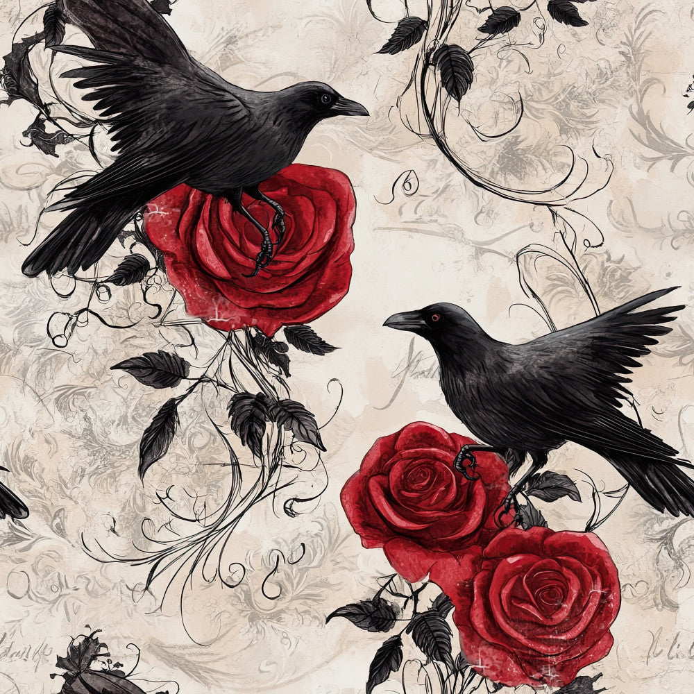 Gothic Fairytale Pattern 37 Minky Fabric