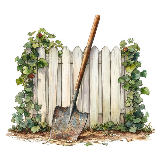 Vintage Garden Fabric Panel 8