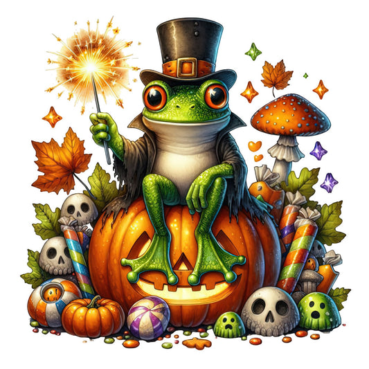 Halloween Wonder Animals Fabric Panel 112