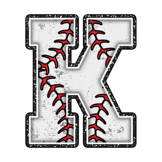 Baseball Alphabet Fabric Panel 21