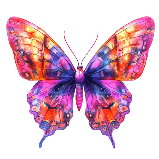 Vibrant Butterflies Fabric Panel 20