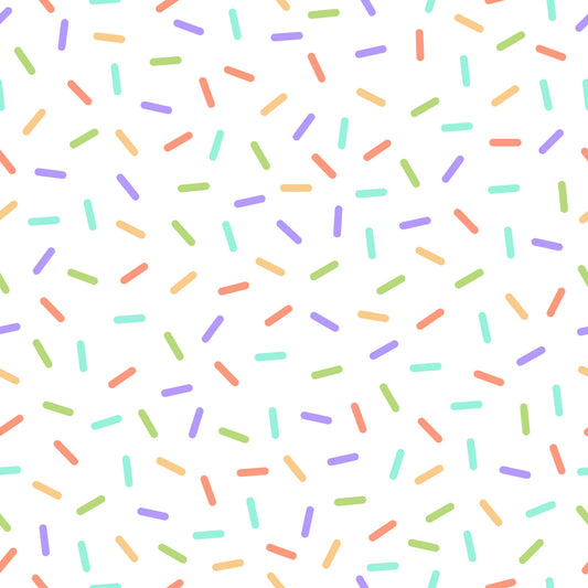 Rainbow Sprinkles Pattern 3 Quilting Cotton Fabric