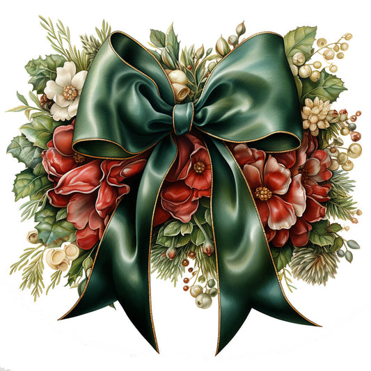 Elegant Christmas Fabric Panel 31