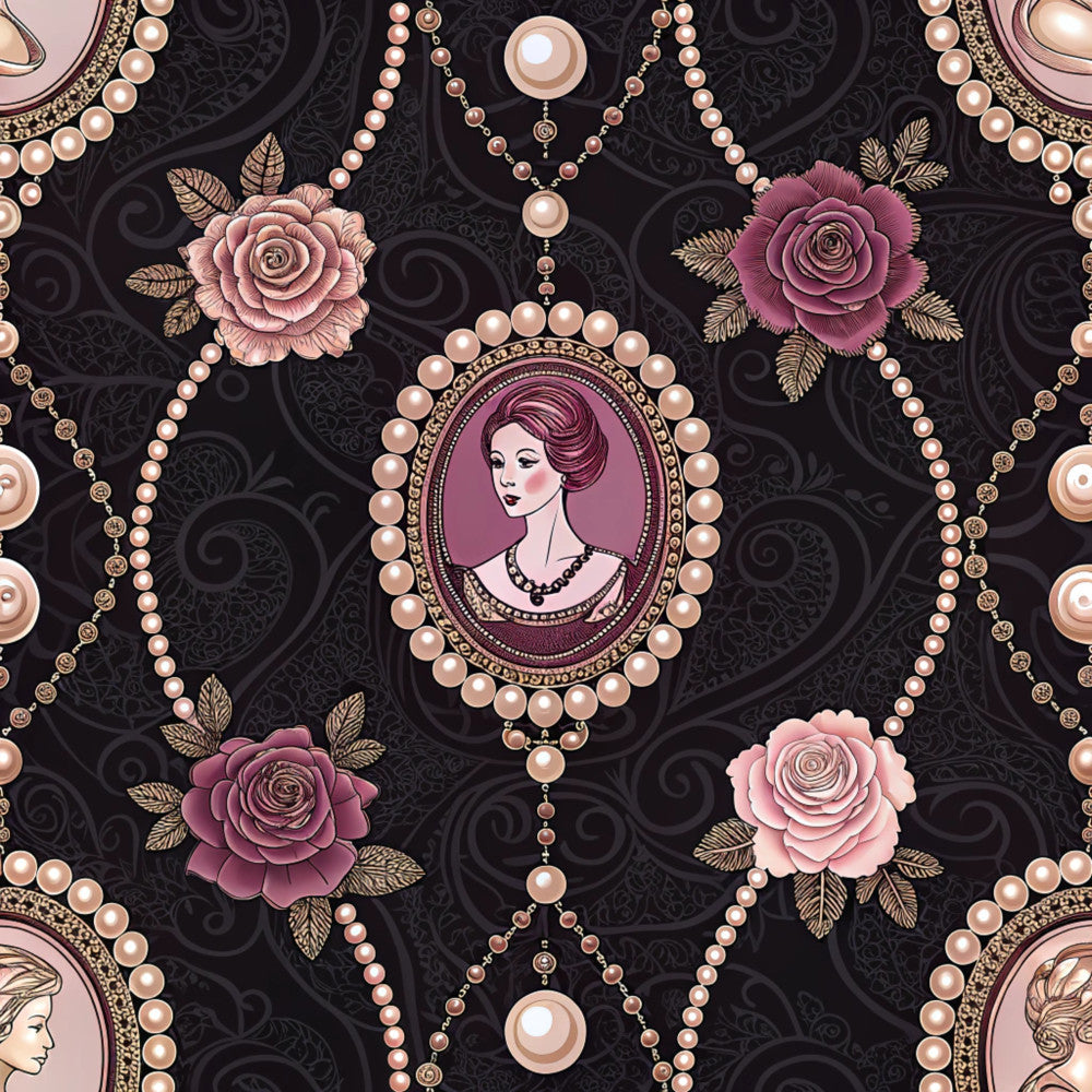 Velvet Rose Reverie Pattern 24 Minky Fabric