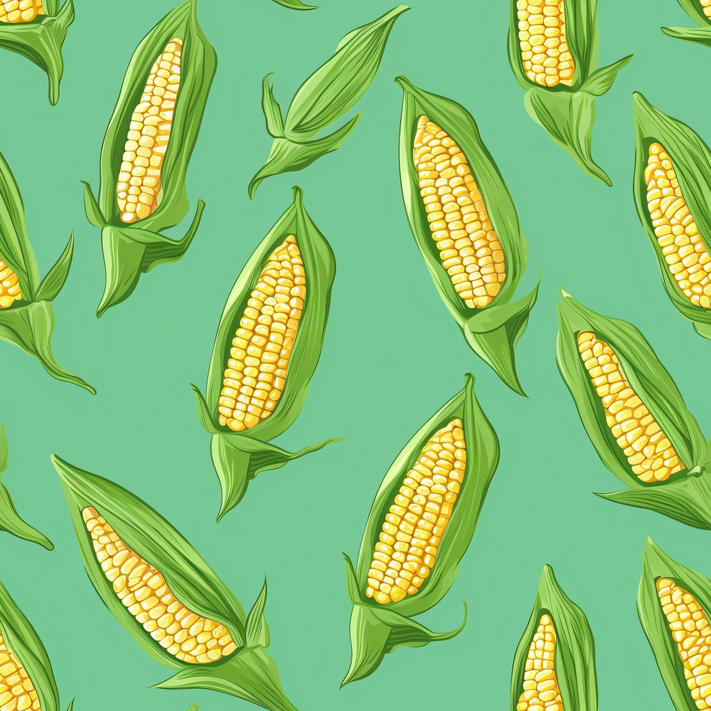 Sweet Corn Pattern 6 Quilting Cotton Fabric