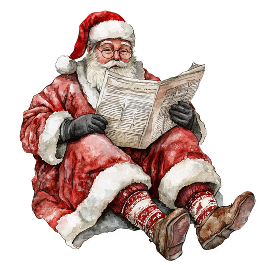 Santas Day Off Fabric Panel 22