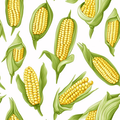 Golden Maize Pattern 10 Minky Fabric