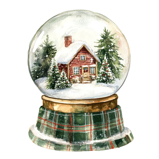 Green Christmas Fabric Panel 19