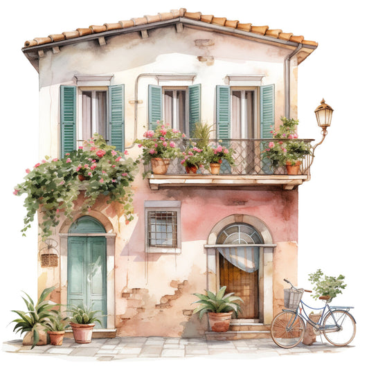 Welcome to Italy Fabric Panel 31