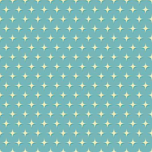Atomic Starbursts Pattern 2 Quilting Cotton Fabric
