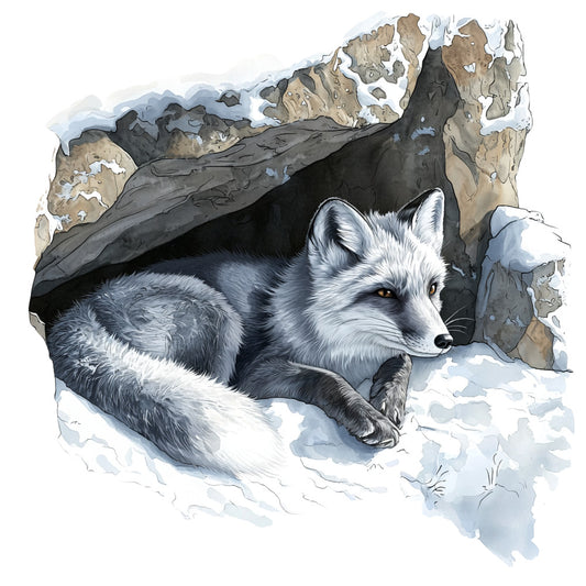 Greenland Landscape Fabric Panel 3