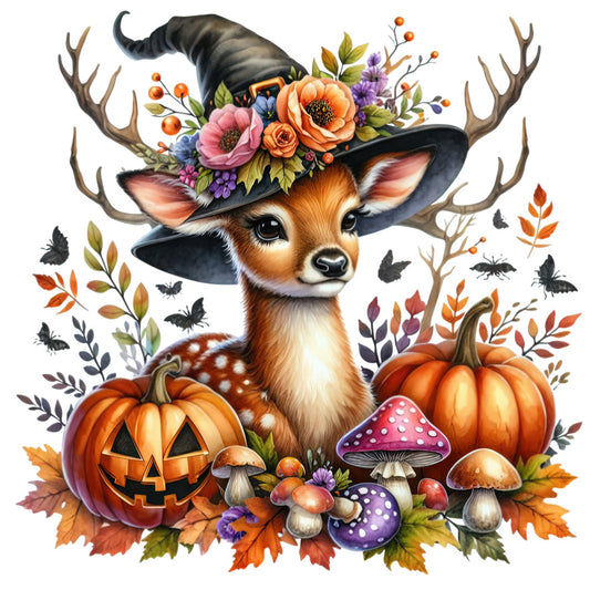 Halloween Wonder Animals Fabric Panel 79