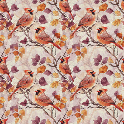 Red Cardinals Pattern 8 Quilting Cotton Fabric