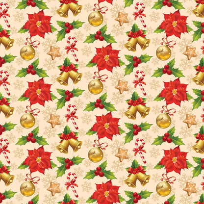 Christmas Love Pattern 3 Quilting Cotton Fabric