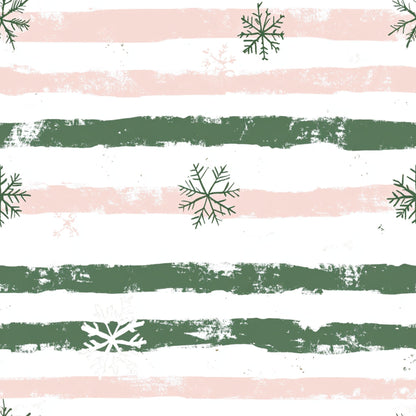 Peppermint Bows Pattern 3 Minky Fabric