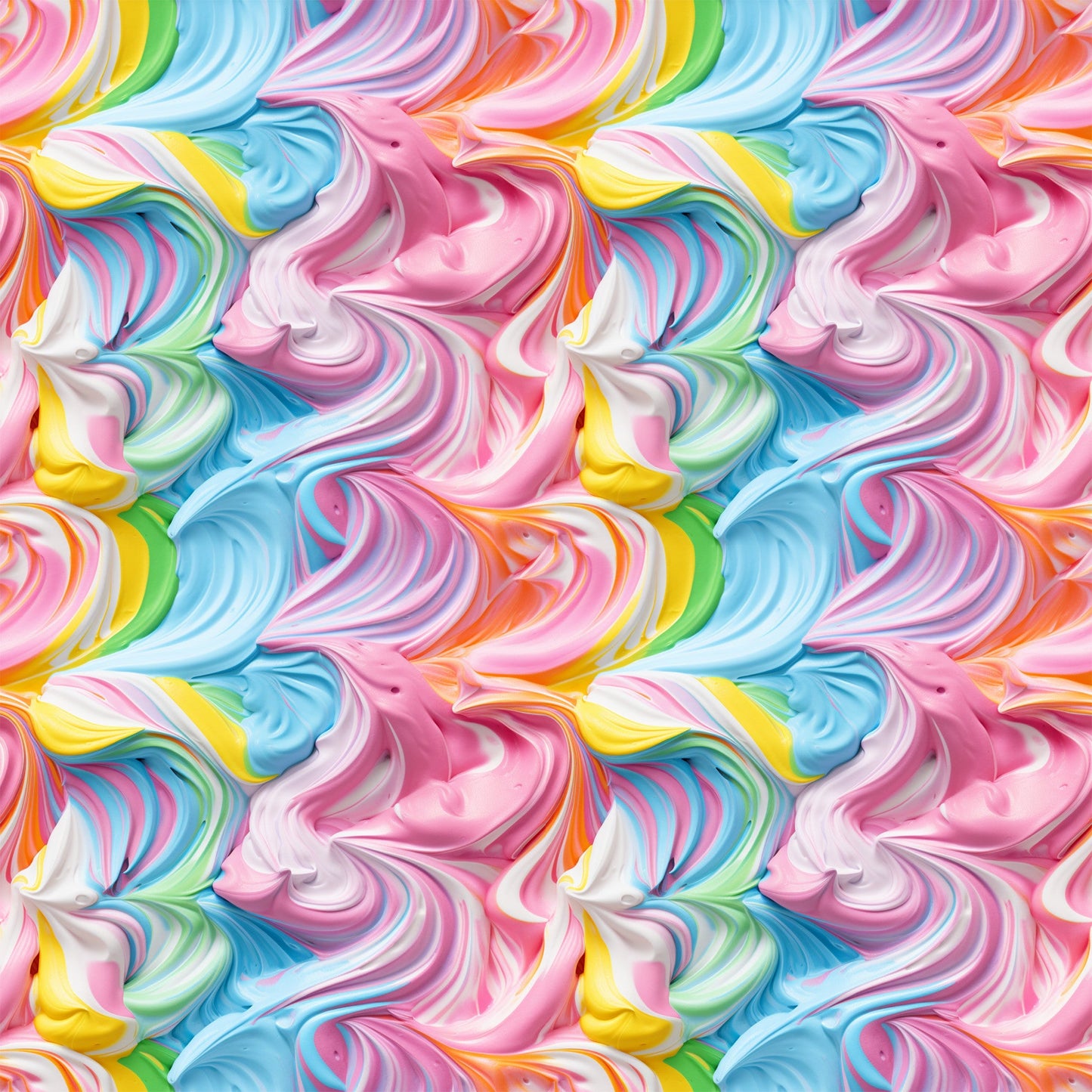 Yummy Frosting Pattern 7 Quilting Cotton Fabric