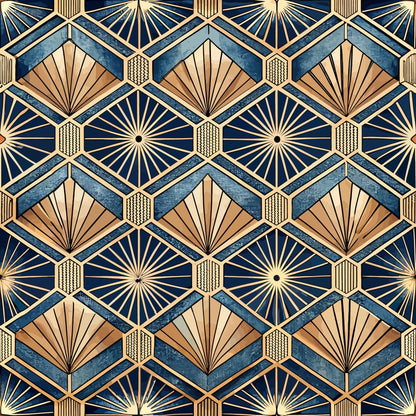 Art Deco Pattern 42 Quilting Cotton Fabric