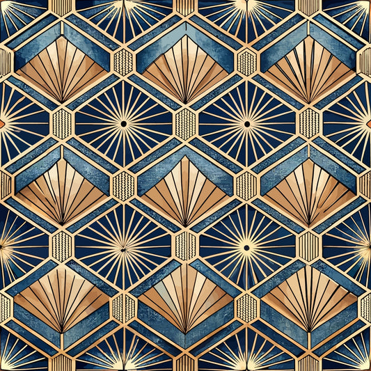 Art Deco Pattern 42 Quilting Cotton Fabric