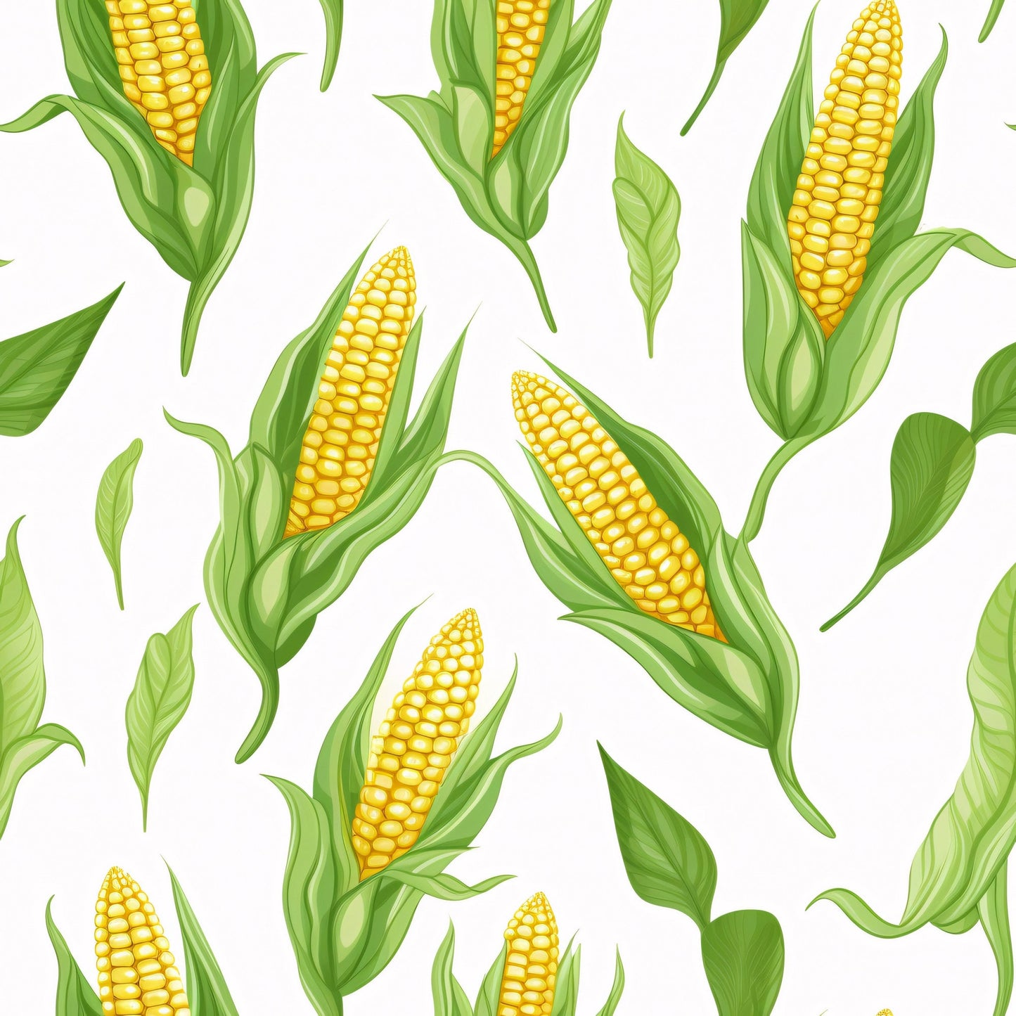 Sweet Corn Pattern 8 Quilting Cotton Fabric