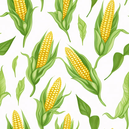 Sweet Corn Pattern 8 Quilting Cotton Fabric