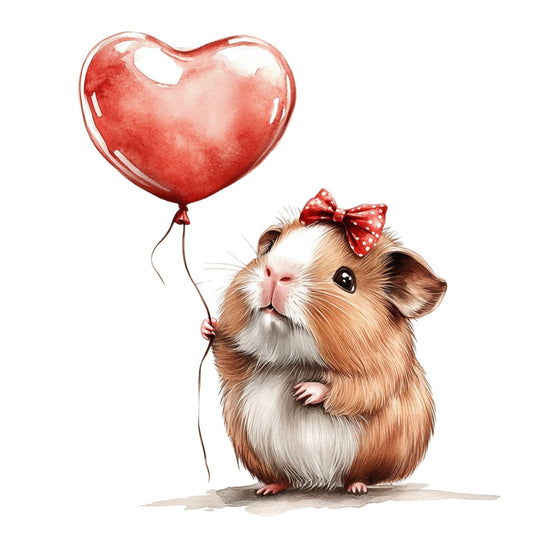 Cute Guinea Pigs Fabric Panel 16