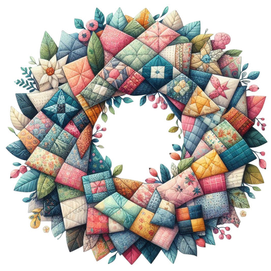 Patchwork Christmas Fabric Panel 27