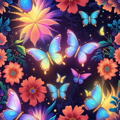 Luminous Wings Pattern 27 Minky Fabric