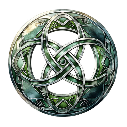 Celtic Symbols Fabric Panel 25