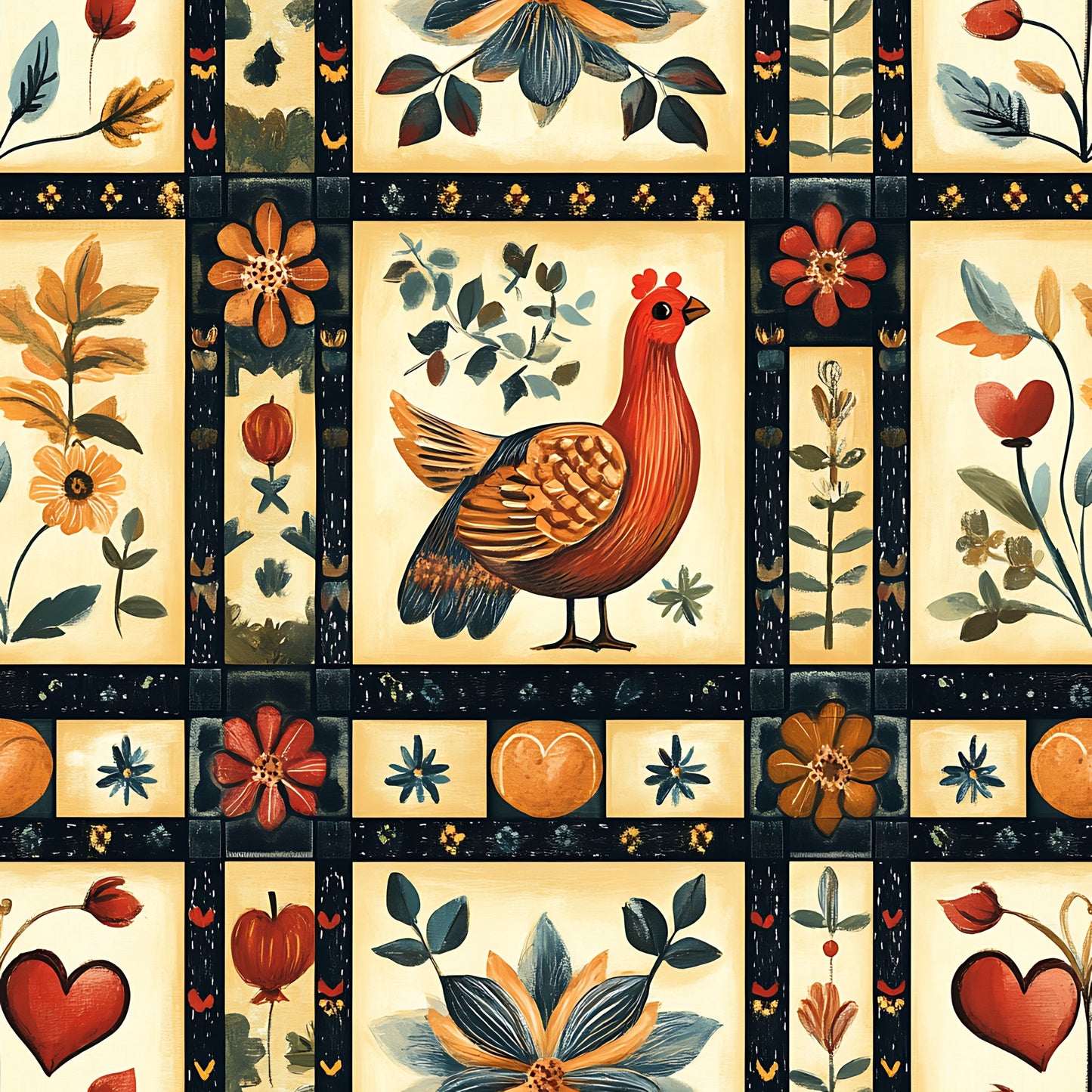 Grateful Threads Pattern 12 Quilting Cotton Fabric